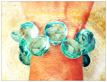 Aqua Quartz Bracelet