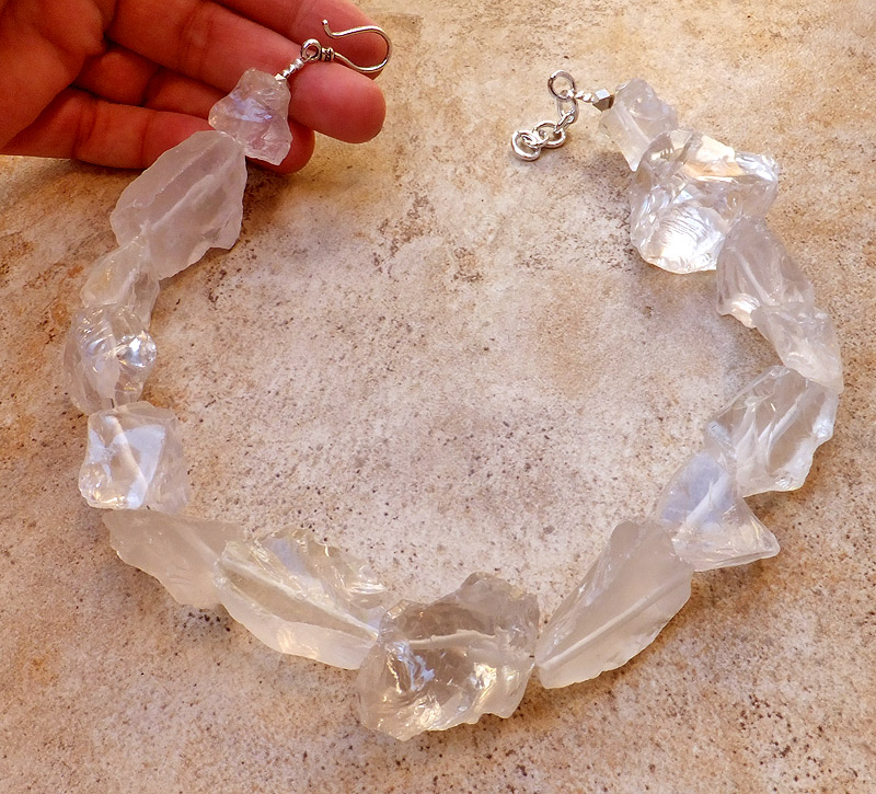 Rock Quartz Necklace