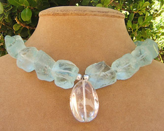 Aqua Quartz Jewelry