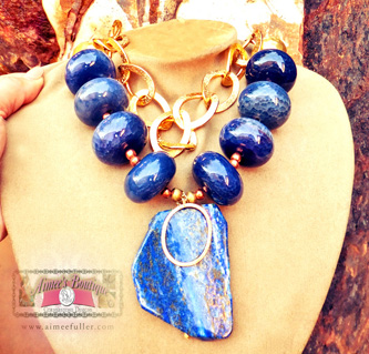 Lapis Lazuli Statement Necklace